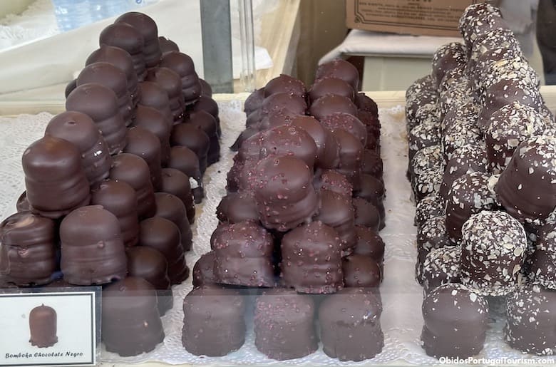 Chocolates in Óbidos, Portugal